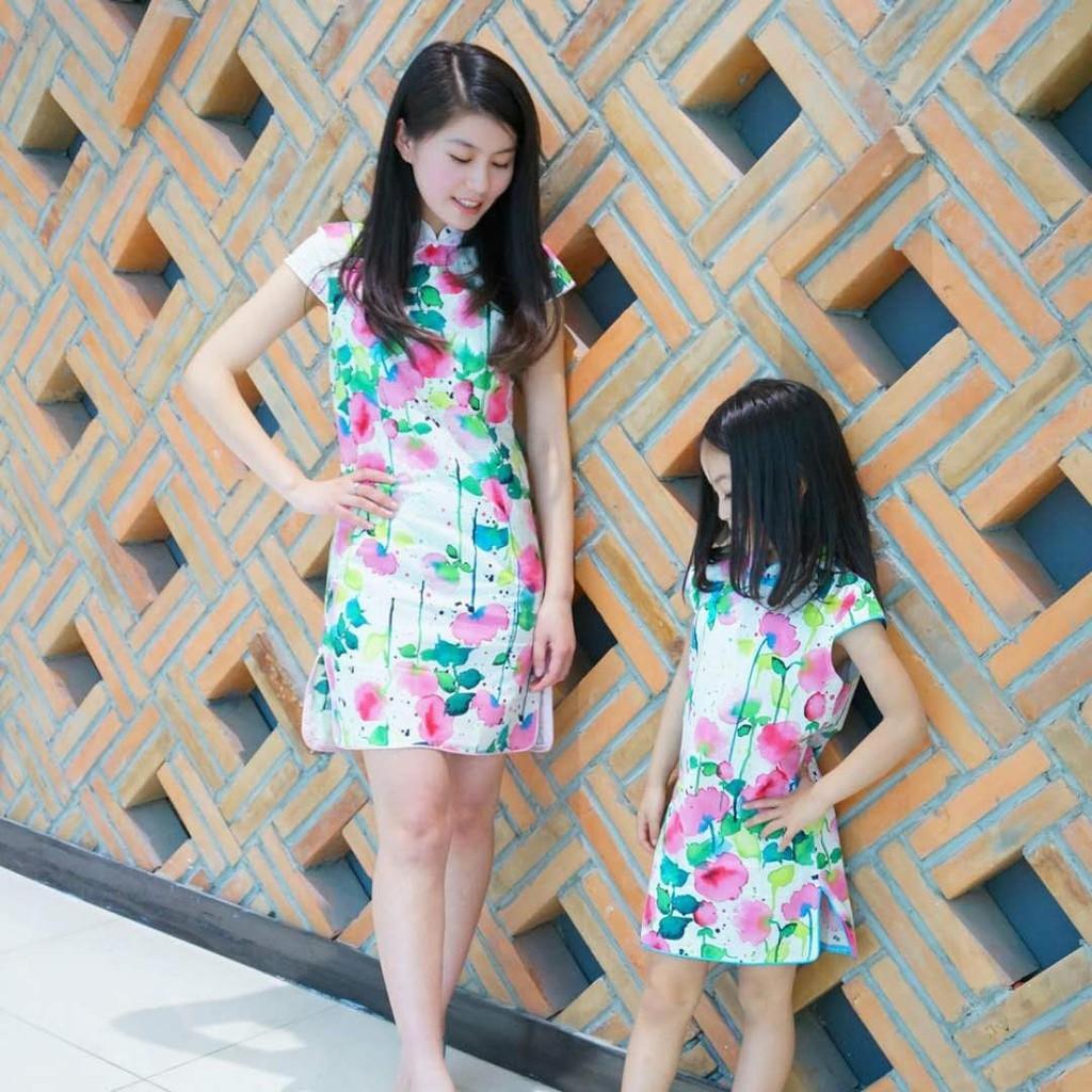 Cny Collections Chinese New Year 2019 Mother Daughter Cheongsam Bright Dress Girl Women S Fashion Clothes Dresses Skirts On Carousell