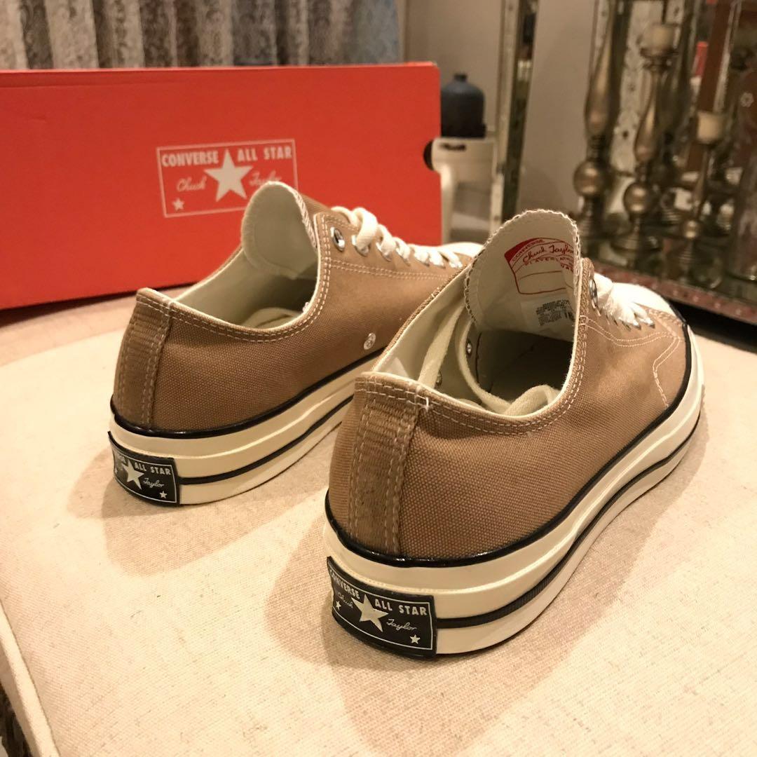 Converse 70s chuck taylor low teak black egret Fesyen Pria Sepatu Sneakers di Carousell