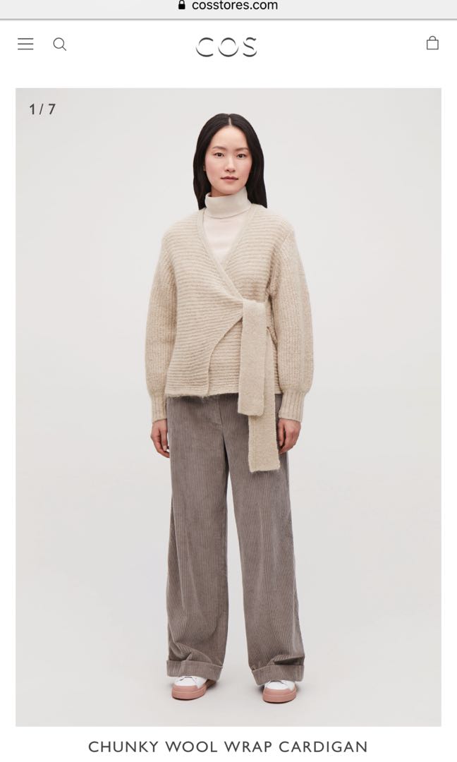 wool wrap cardigan