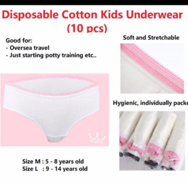Disposable Kids Underwear (Boys and 