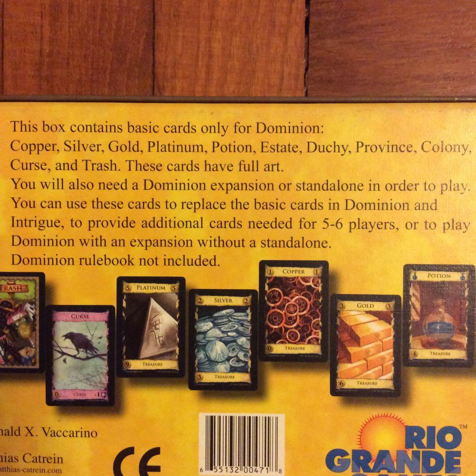 Dominion 56 player base cards expansion, Hobbies & Toys, Toys & Games