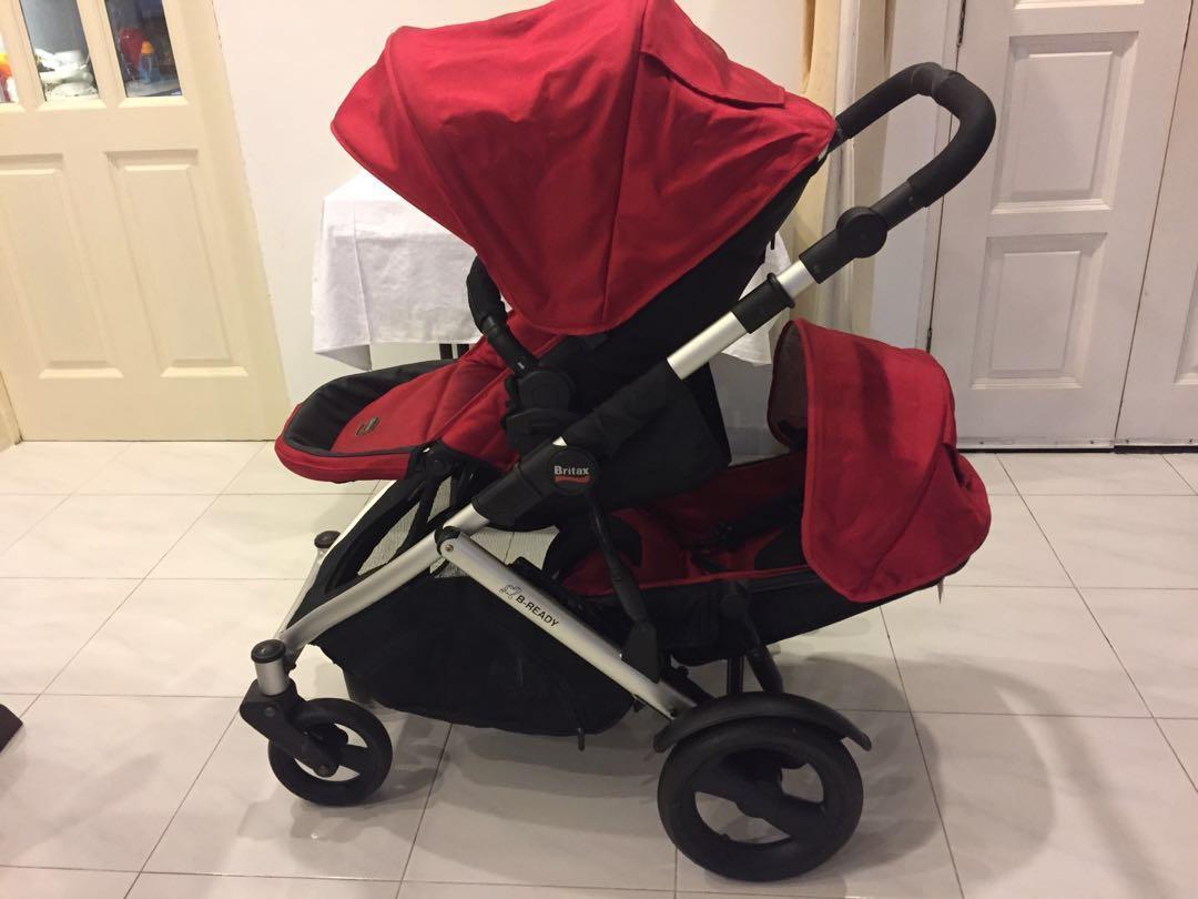 britax double stroller used