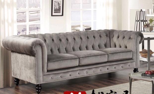 European Victorian Sofa 1 2 3 Seater Chesterfield