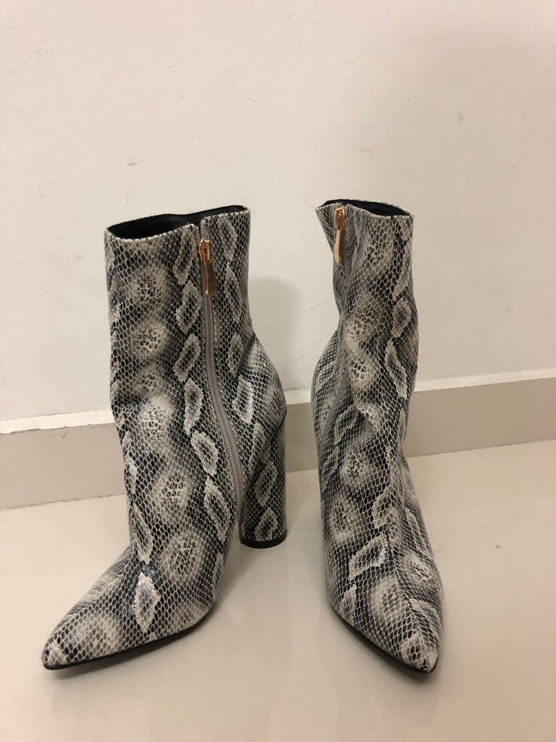 fashion nova snake boots