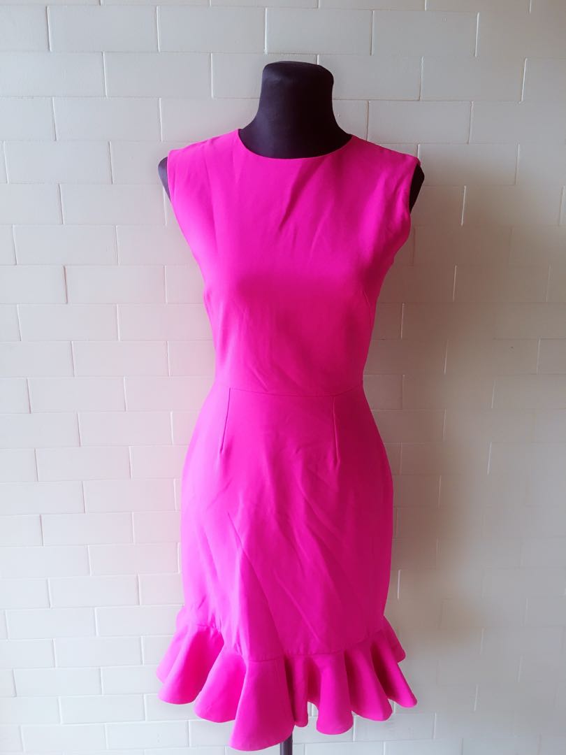 fuchsia dress