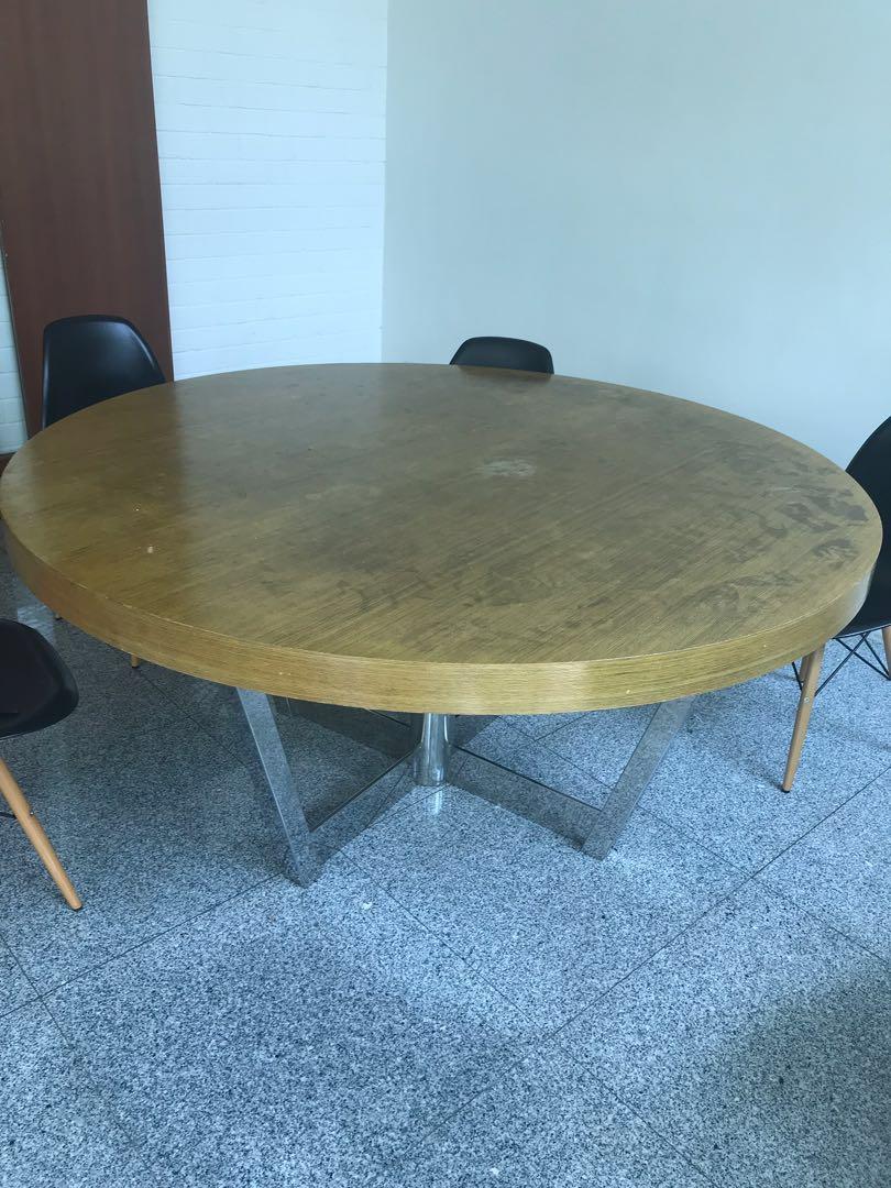 Free large round table. Seats 68, Furniture & Home Living, Furniture
