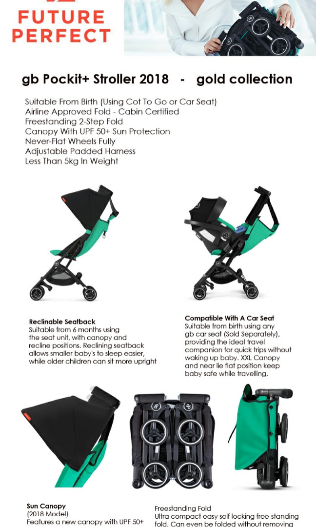 Pockit stroller cheap car seat