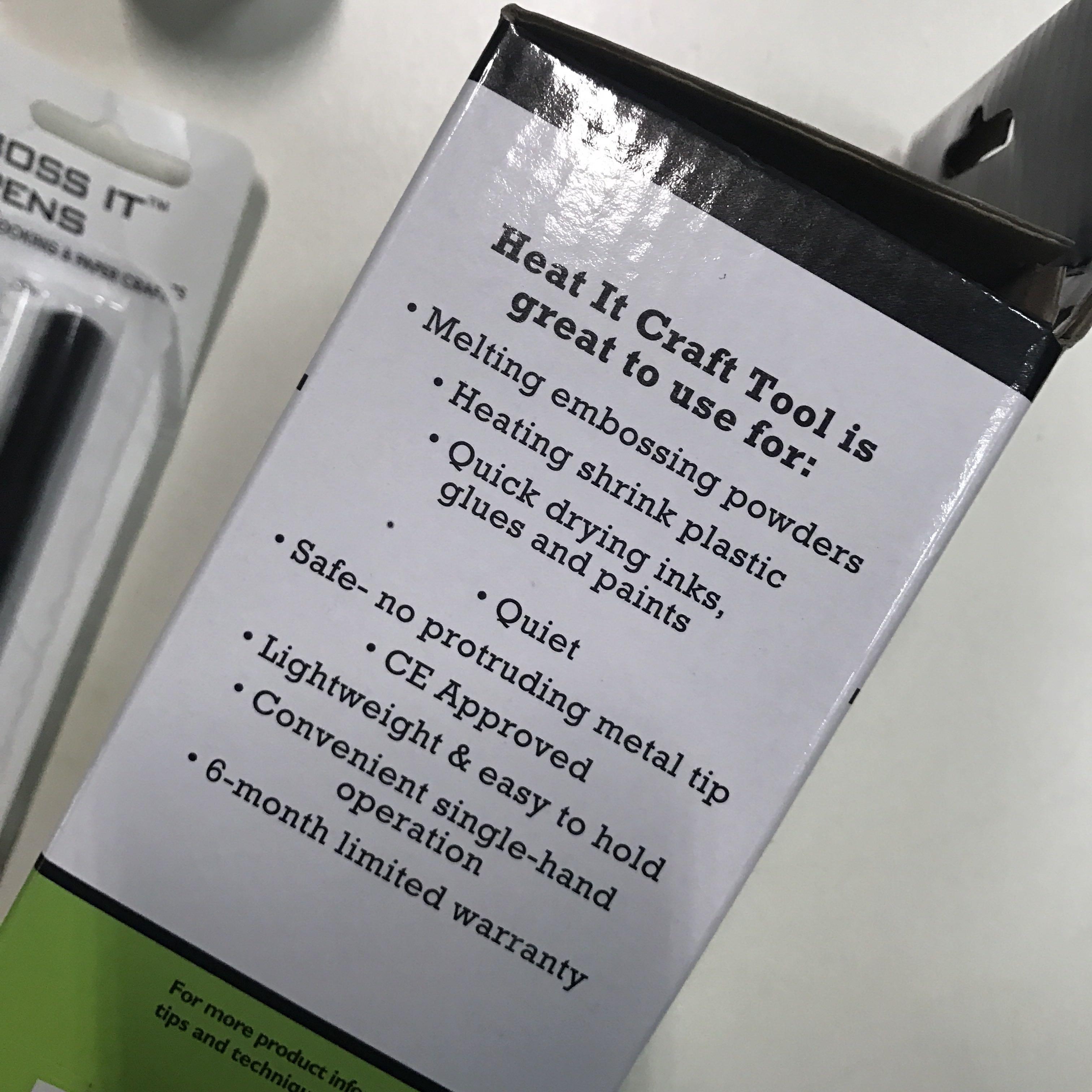 Gold Heat Emboss DIY Kit, Hobbies & Toys, Stationery & Craft, Craft