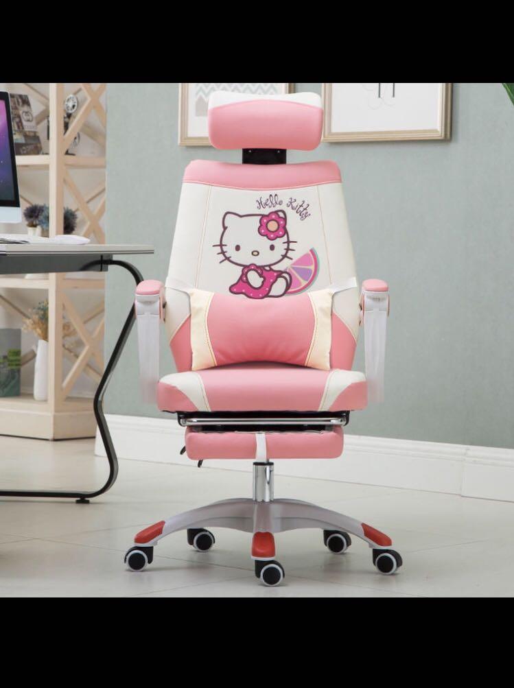 Hello Kitty Office Chair Home Furniture Furniture On Carousell
