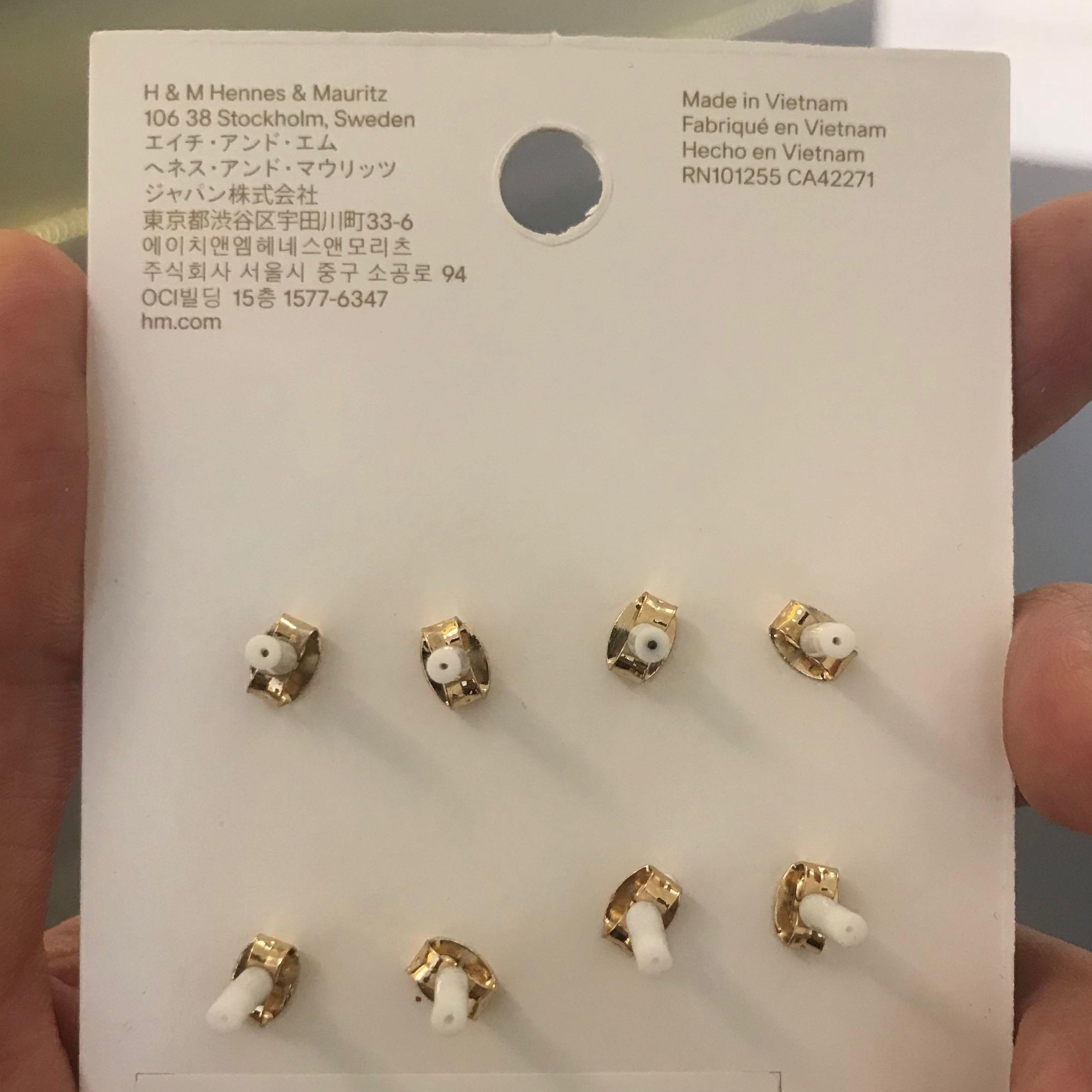 H M Christmas earrings Women s Fashion Jewelry Organisers