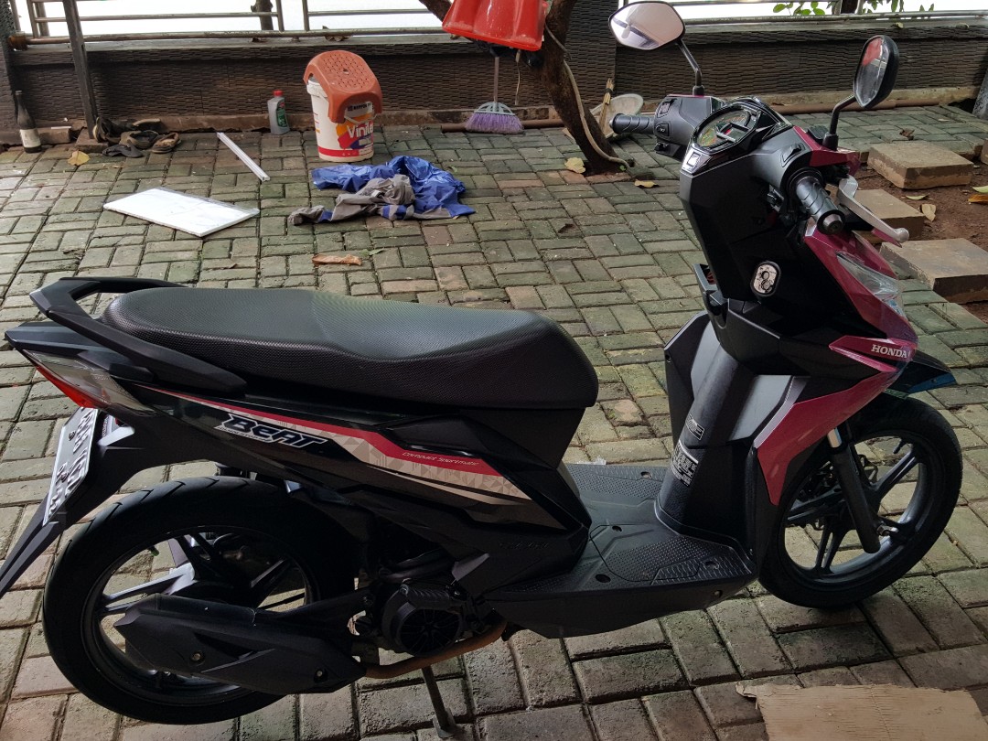 Honda Beat ISS 2017 Magenta Hitam