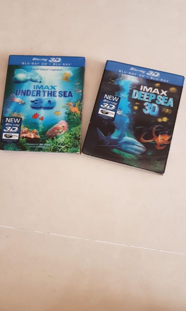 Imax Deep Sea And Under The Sea 3d Blu Ray Music Media Cds