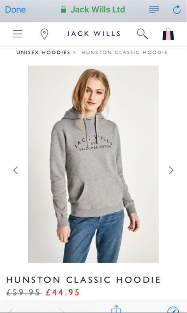 JACK WILLS HUNSTON CLASSIC HOODIE Women s Fashion Coats Jackets