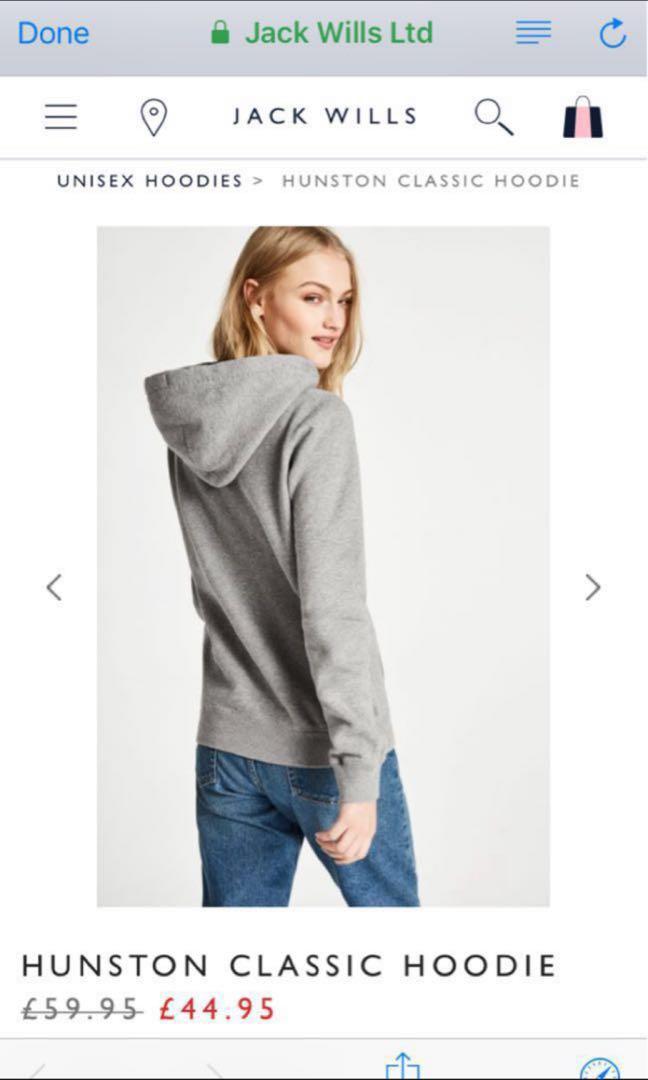 JACK WILLS HUNSTON CLASSIC HOODIE Women s Fashion Coats Jackets