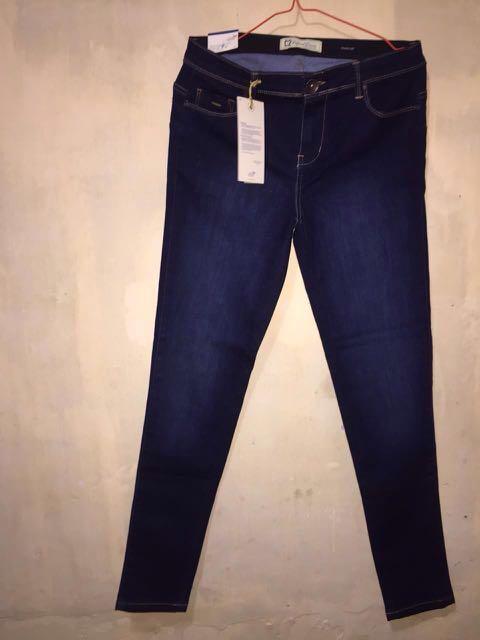 Jeans Push Up denim wanita C2, Fesyen 