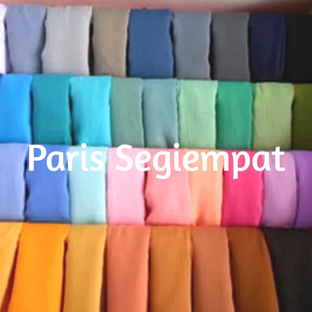 Kerudung Segiempat Paris Polos Womens Fashion Muslim Fashion