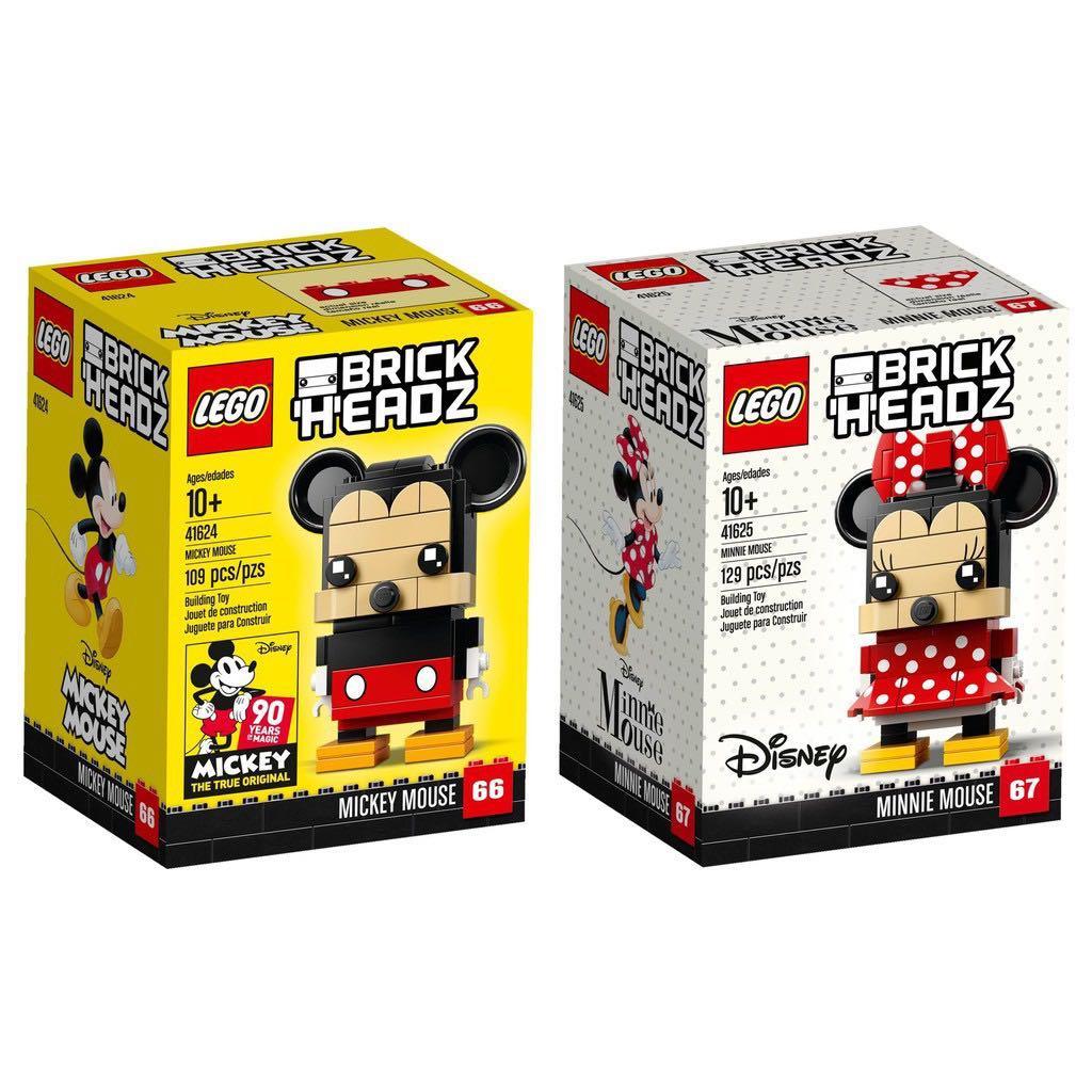 brickheadz mickey and minnie