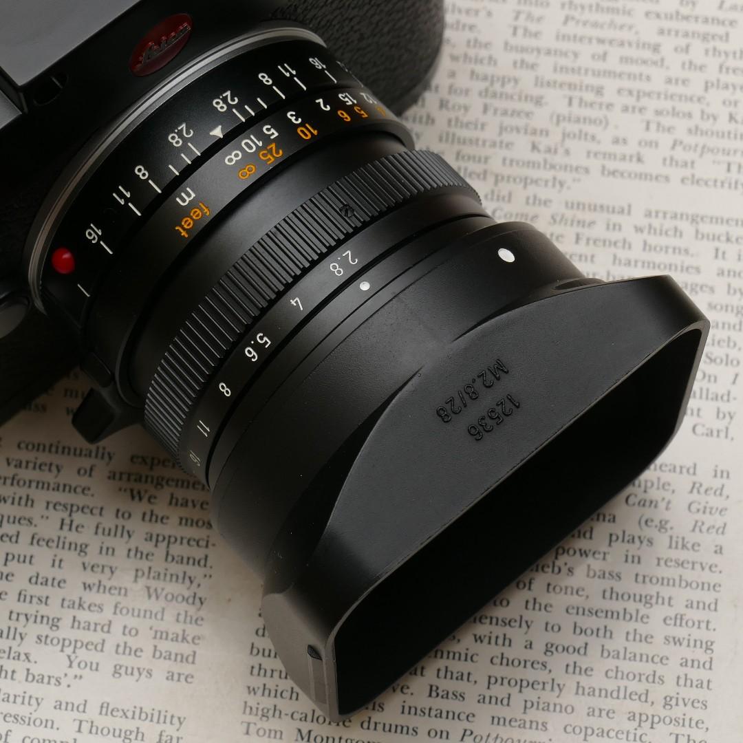 LEICA Elmarit M28mm f2.8 3rd フード付き（LEICA M ELMARIT