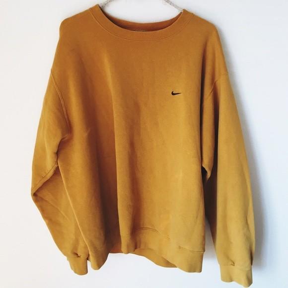 nike sweater yellow
