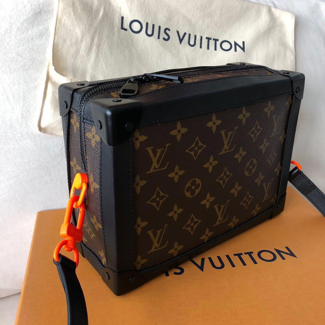Louis Vuitton Virgil Abloh SS19 Soft Leather Trunk Monogram Shoulder Bag, Luxury, Bags & Wallets ...