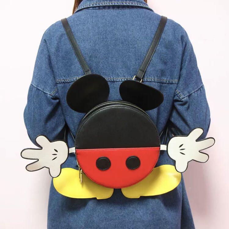 Mickey Mouse Backpack / sling bag, Women's Fashion, Bags & Wallets ...
