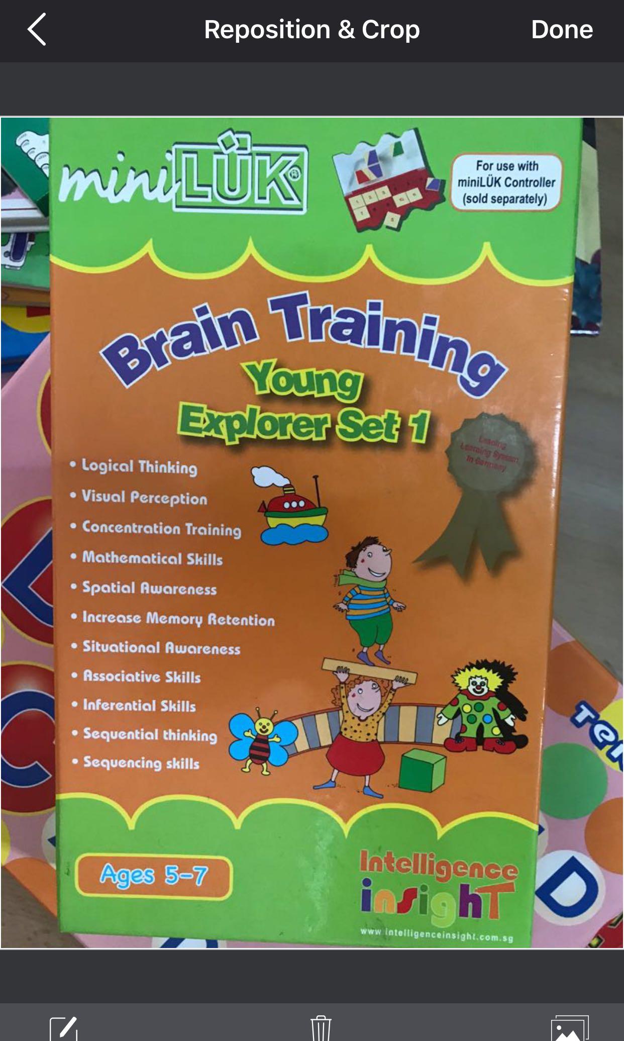 Mini Luk Brain training young explorer set, Hobbies  Toys, Toys  Games on  Carousell