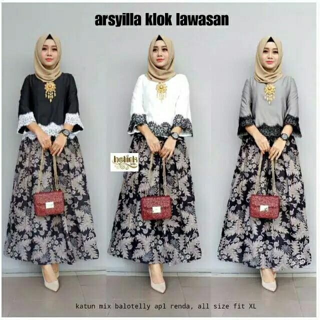 Modern Batik Dress Women S Fashion Muslimah Fashion On Carousell