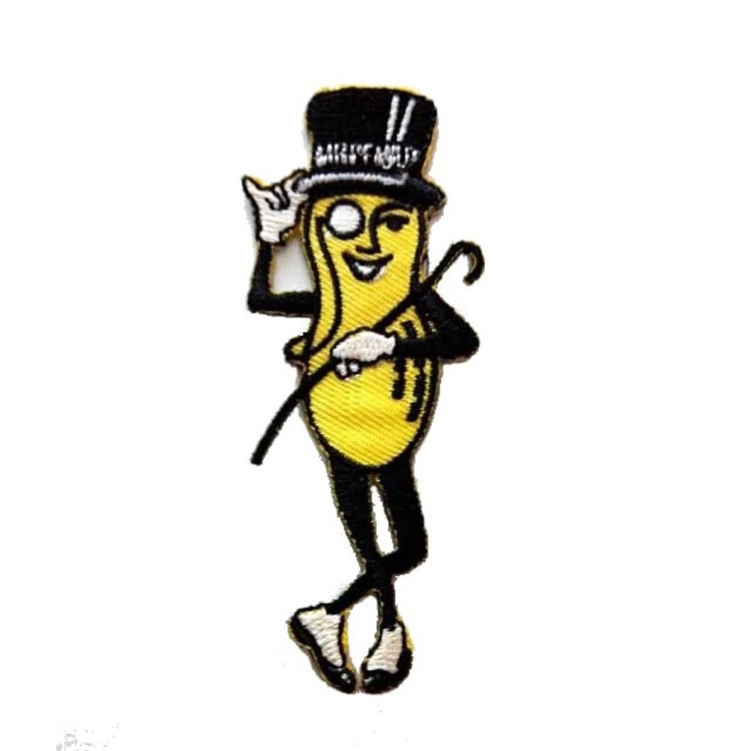 Mr Peanut Butter Planters Mascot Logo Iron On Patch, Design & Craft on