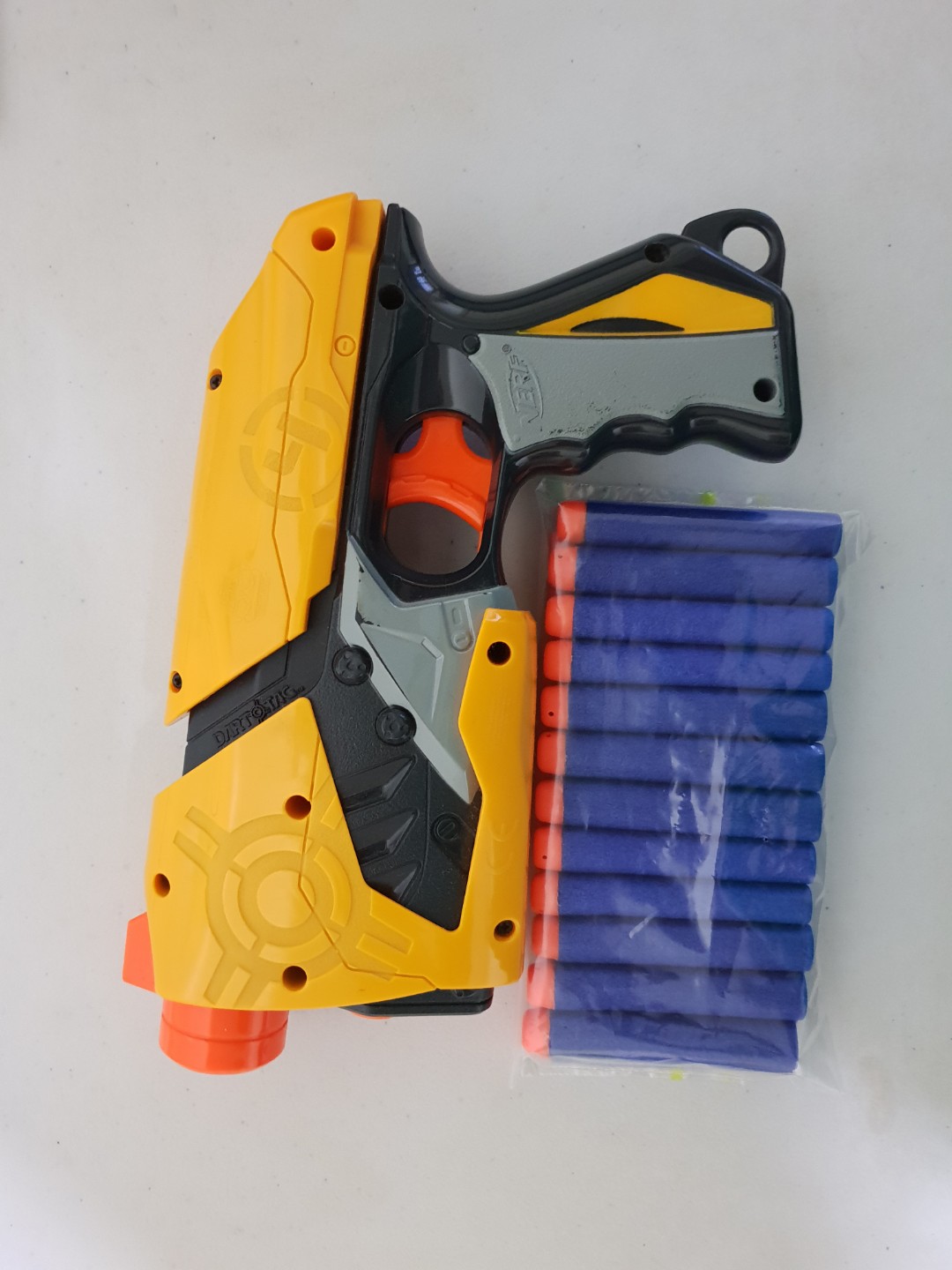 Nerf Dart Tag Pistol Model 4 with 24 nerf darts, Hobbies & Toys, Toys