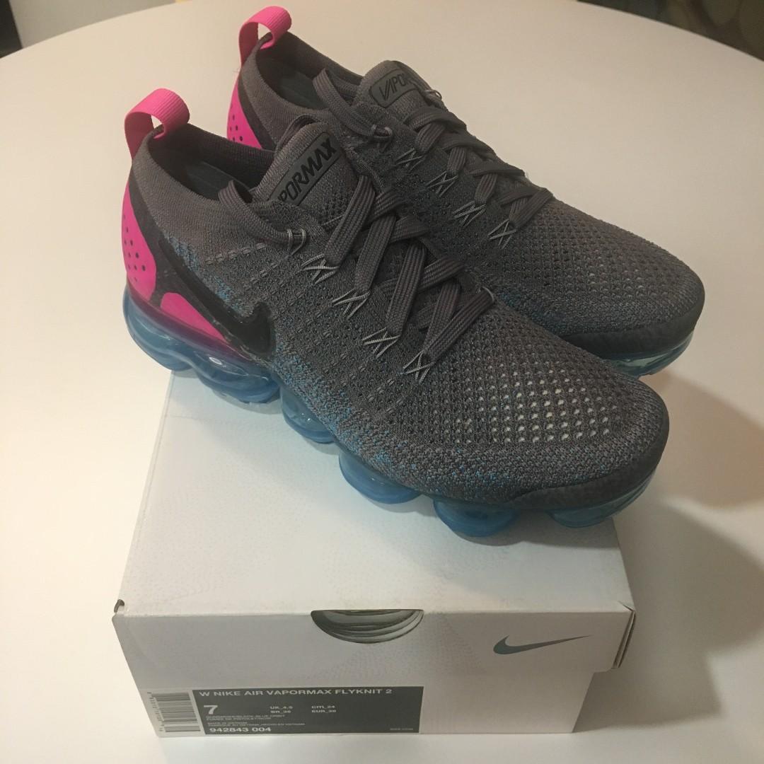 nike air vapormax flyknit 2 metallic women's shoe