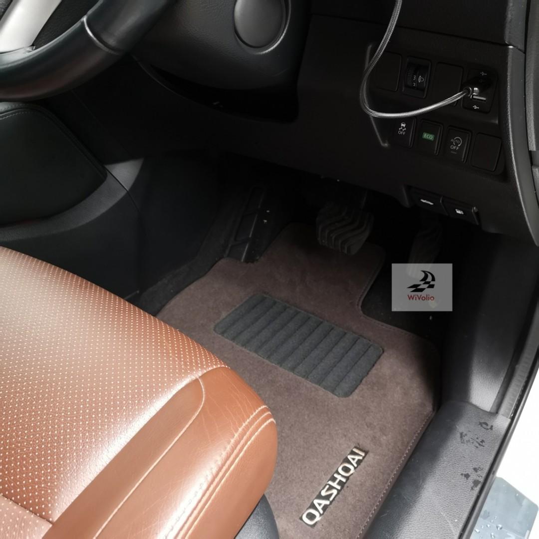 Nissan Qashqai Custom Mats Premium Velvet Car Accessories