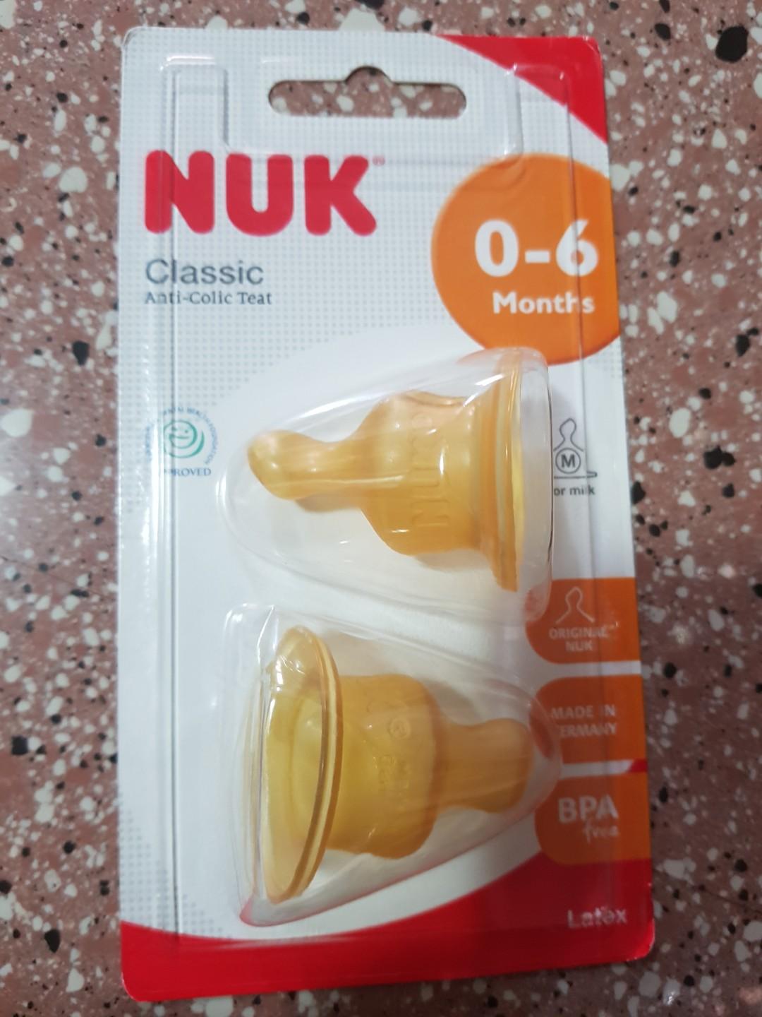 nuk classic teats