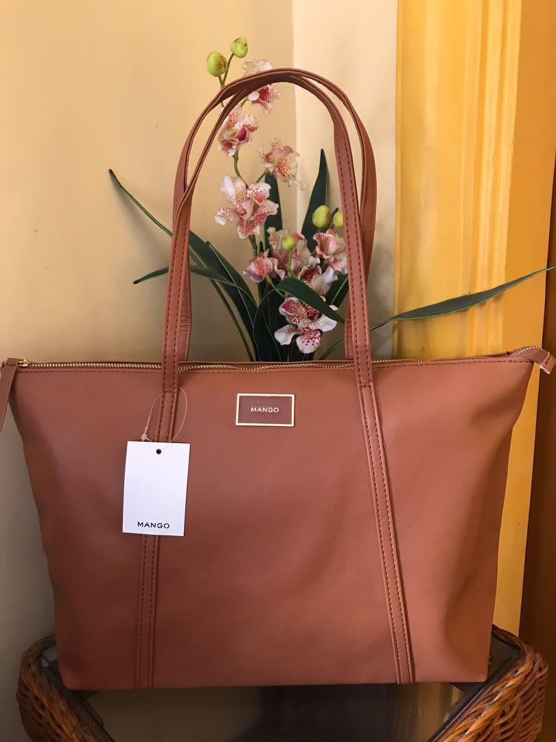 Mango big sales tote bag