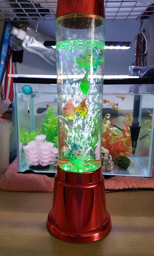 Plastic Fish With Water Bubbles Furniture Home Decor Others On