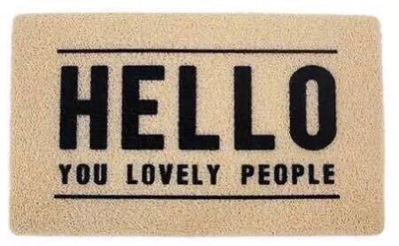 Po There Is No Place Like Home Doormat Furniture Home Decor