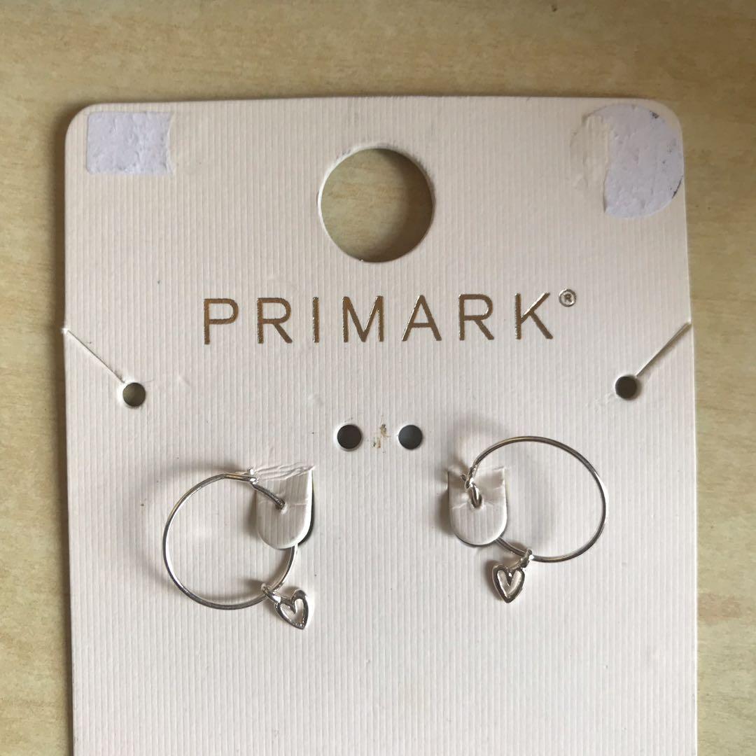 Primark heart earrings Women s Fashion Jewelry Organisers Earrings on Carousell