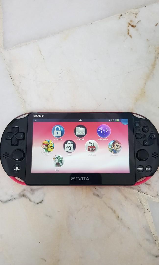 ps vita 2k jailbreak black red harga promosi psvita psv Video