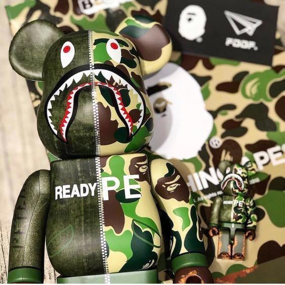 READYMADE X BAPE X MEDICOM 400% and 