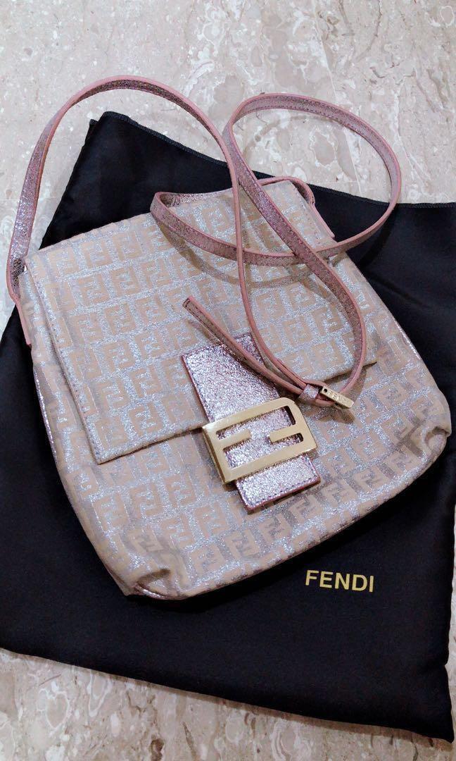 Rtp1100 Auth Fendi Zucca Crossbody Bag Luxury Bags Wallets