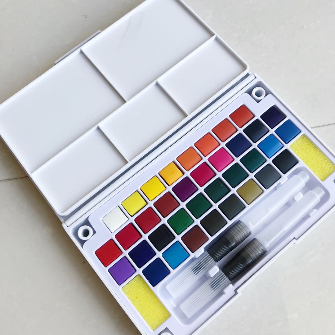Koi Watercolor Field Sketch Bx 36 Pc Set