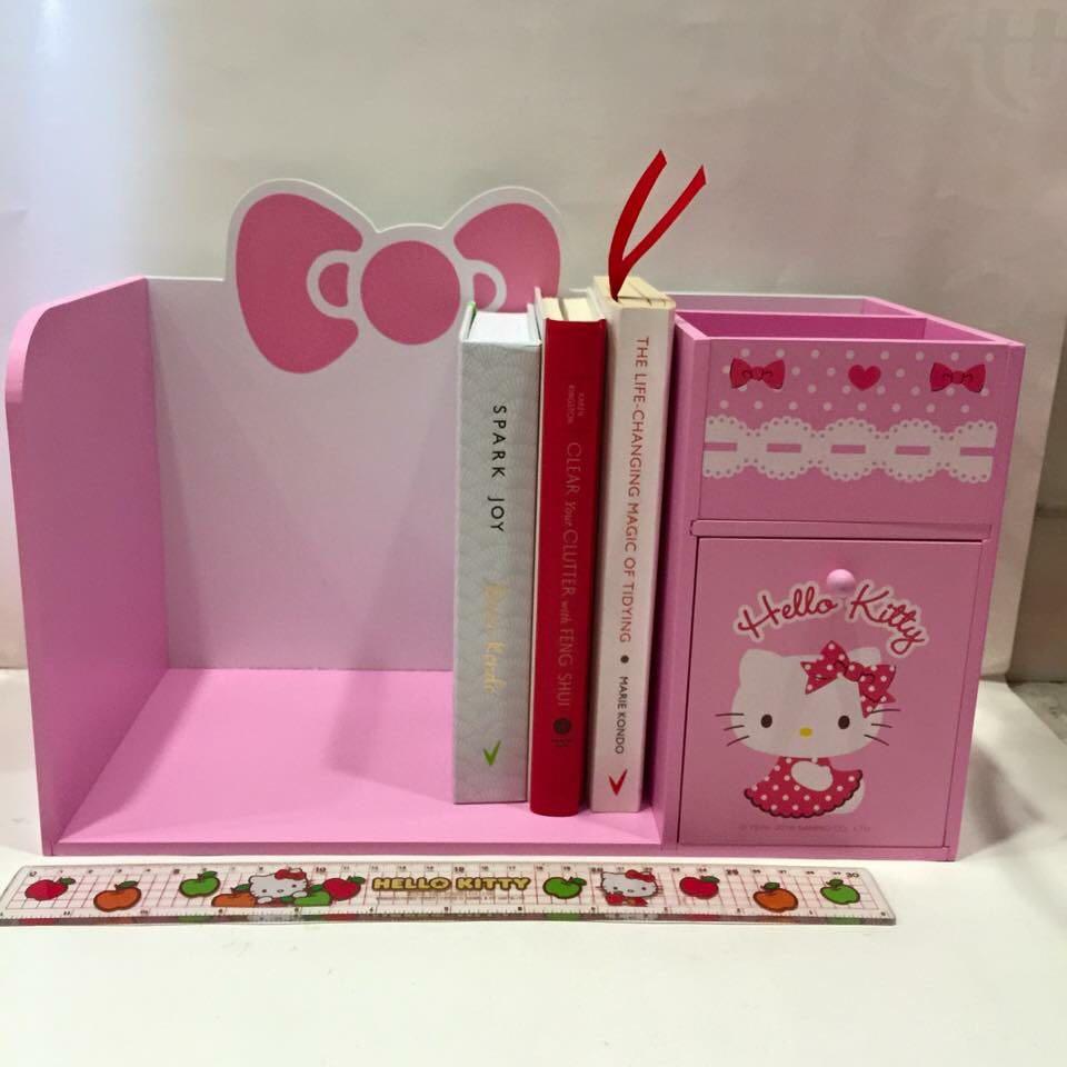 Sanrio Hello Kitty Wooden Book Shelf Books Stationery