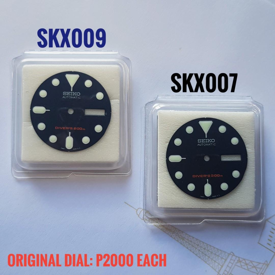 Seiko SKX007 & SKX009 Original Parts, Men's Fashion, Watches & Accessories,  Watches on Carousell