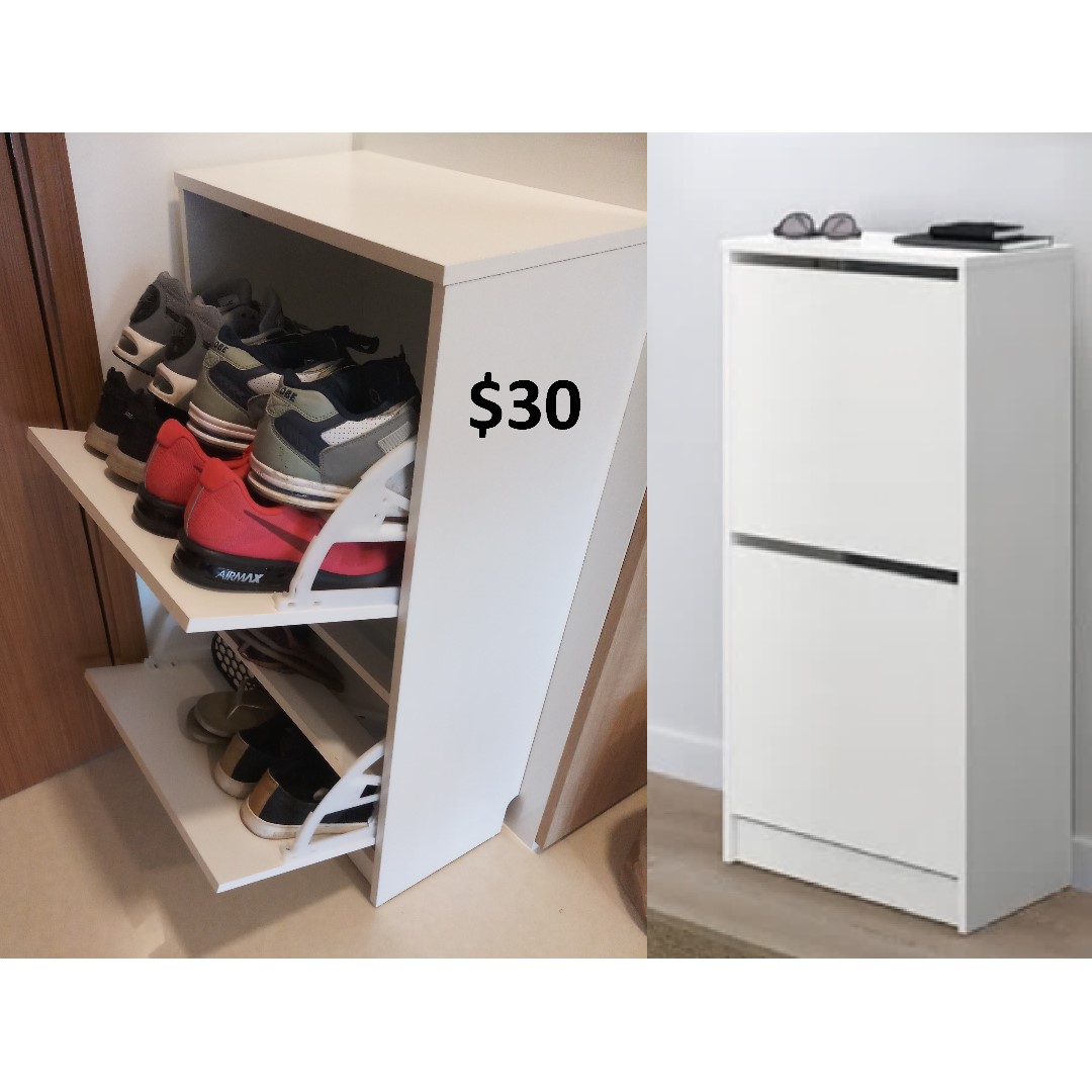 Shoe Cabinet Ikea Bissa Furniture Others On Carousell