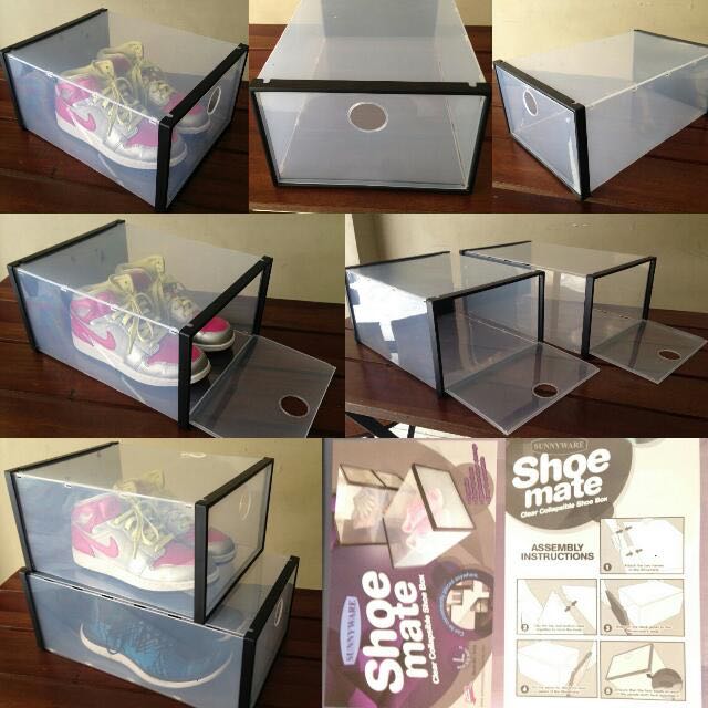 Shoe Mate Shoemate Stackable Shoe Box 