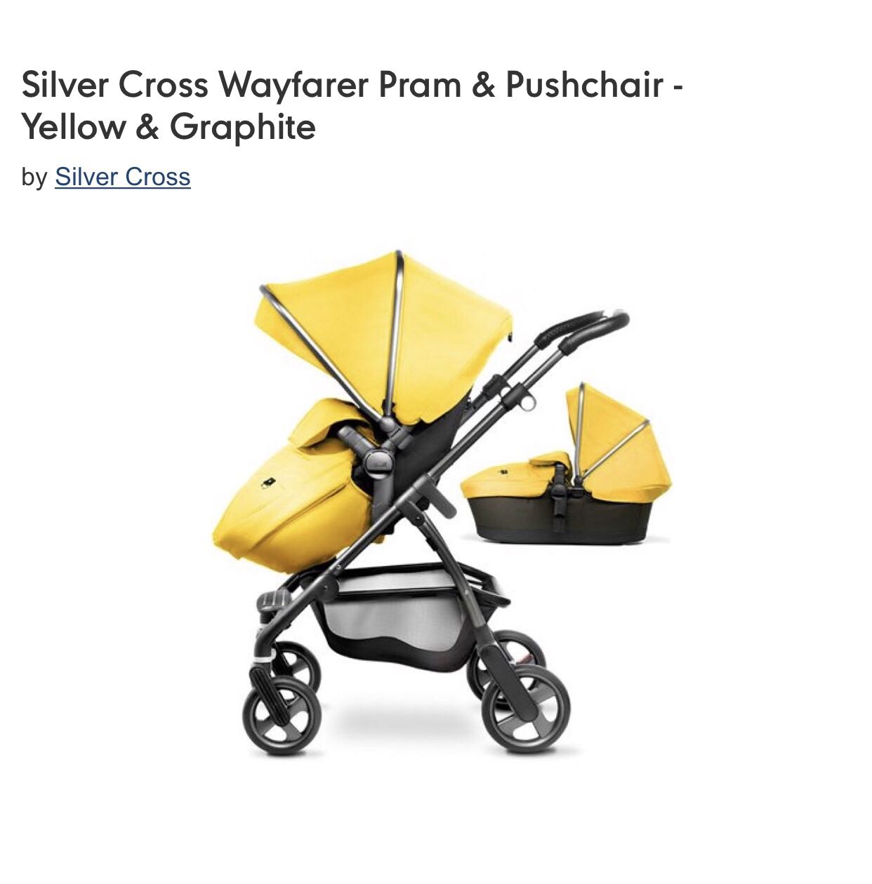 pushchair yellow