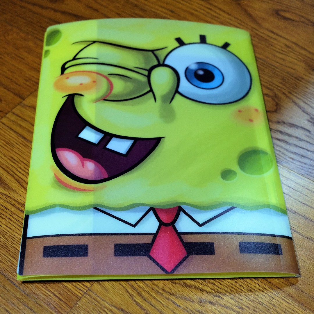 Spongebob Squarepants Plastic Folder, Hobbies & Toys, Stationery ...