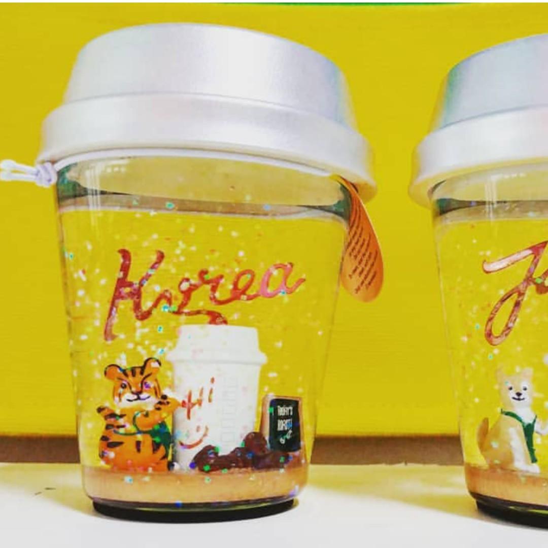 Starbucks Korea Snow Globe 2018, Everything Else on Carousell