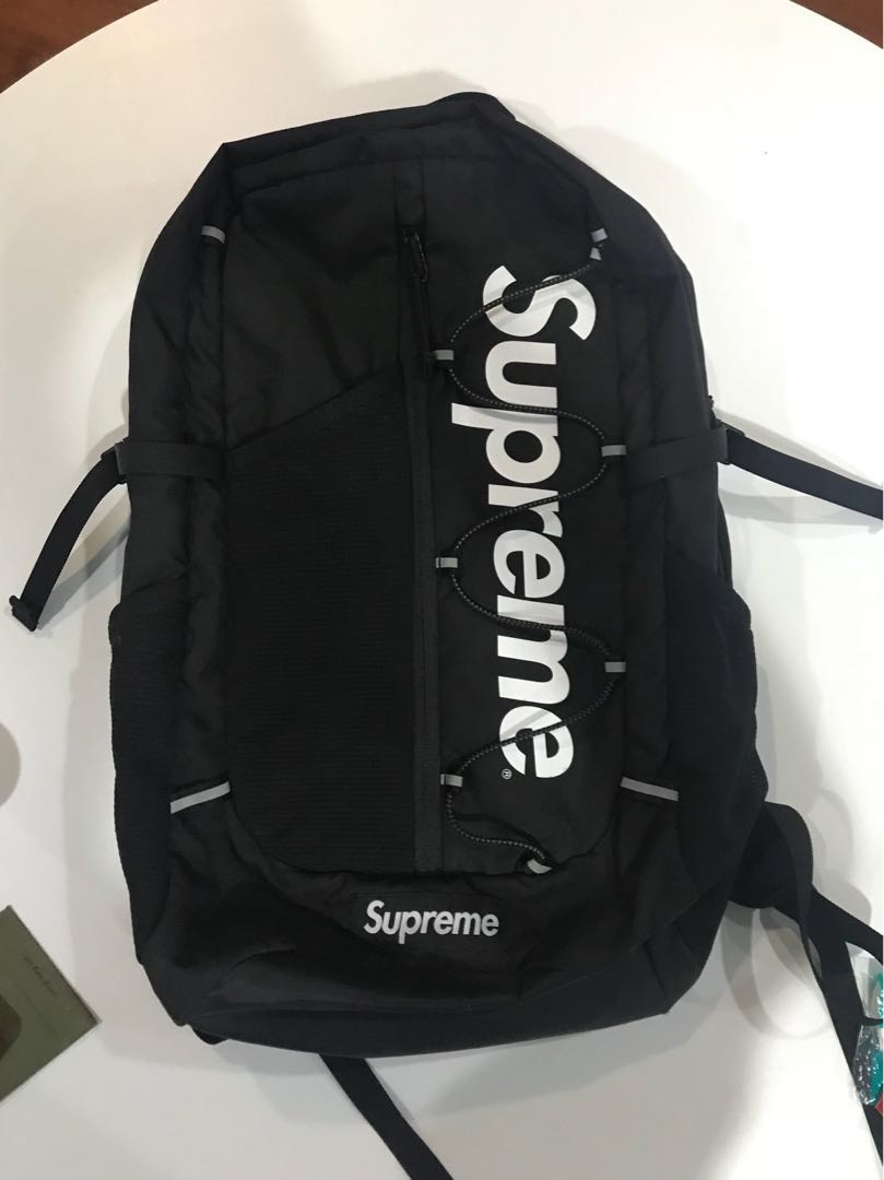 Supreme SS17 Backpack Black