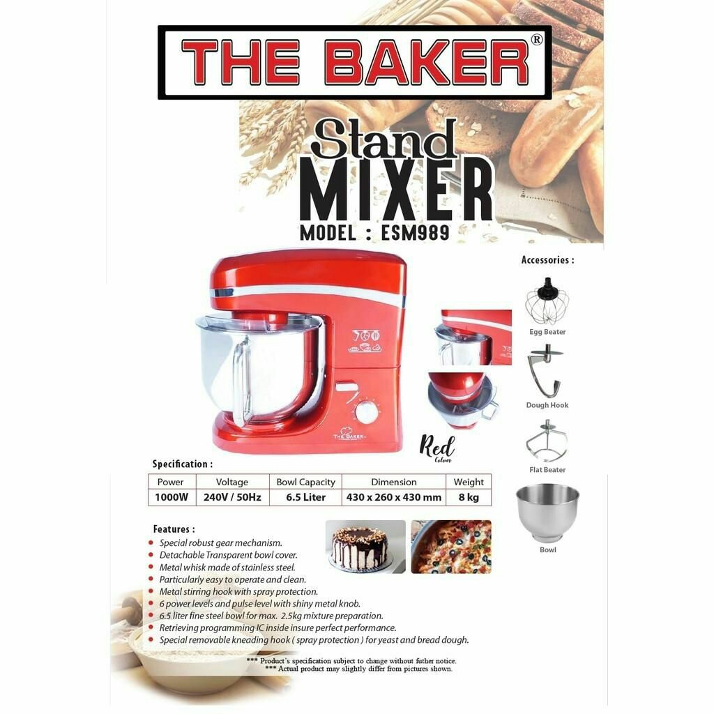 THE BAKER STAND MIXER, TV & Home Appliances, Kitchen Appliances, Hand
