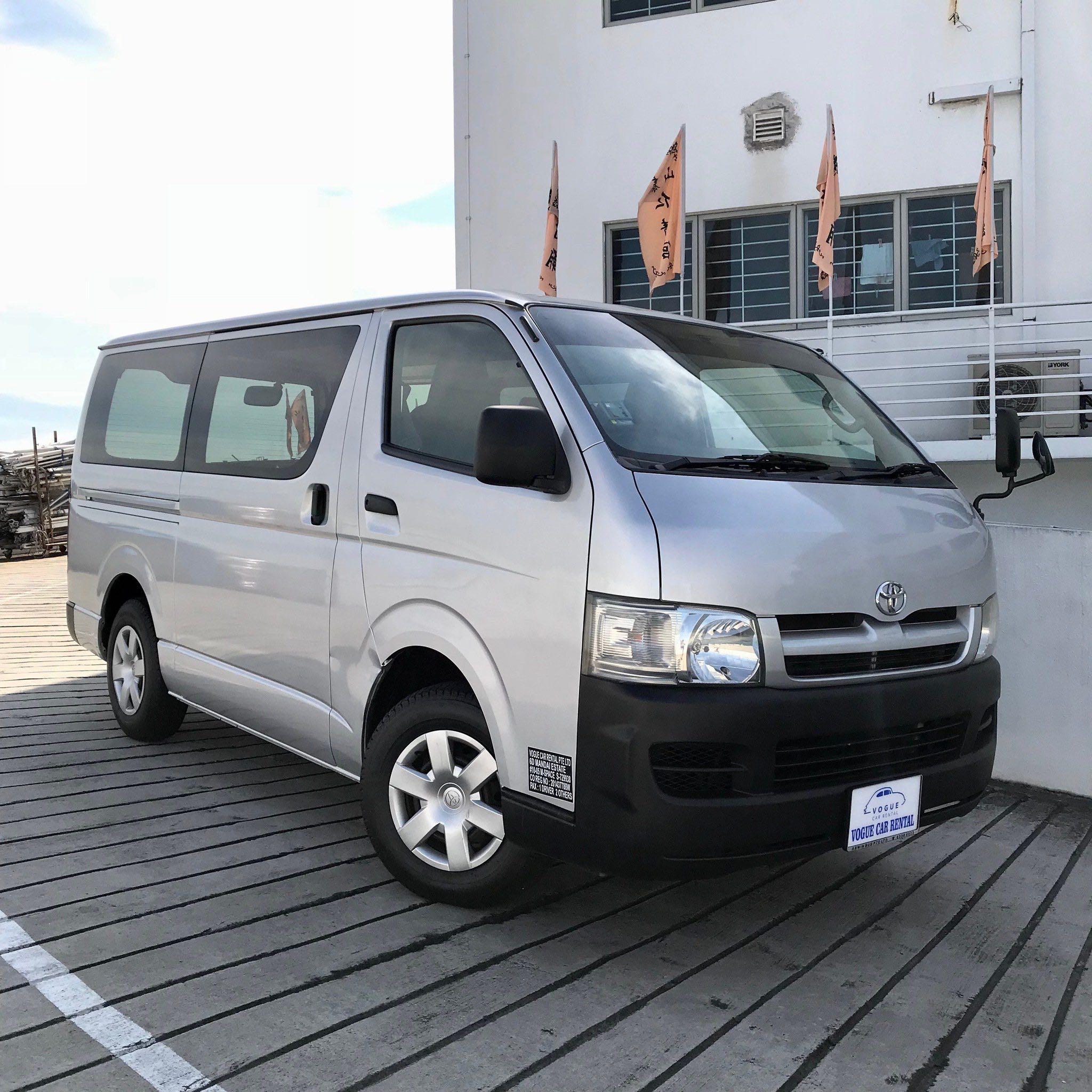 mini van rental prices